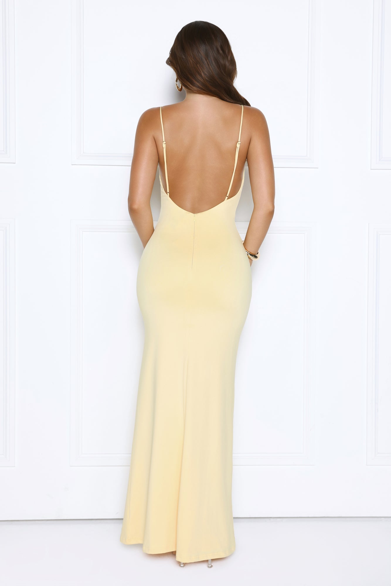 Paradise Luxury Maxi Dress Yellow