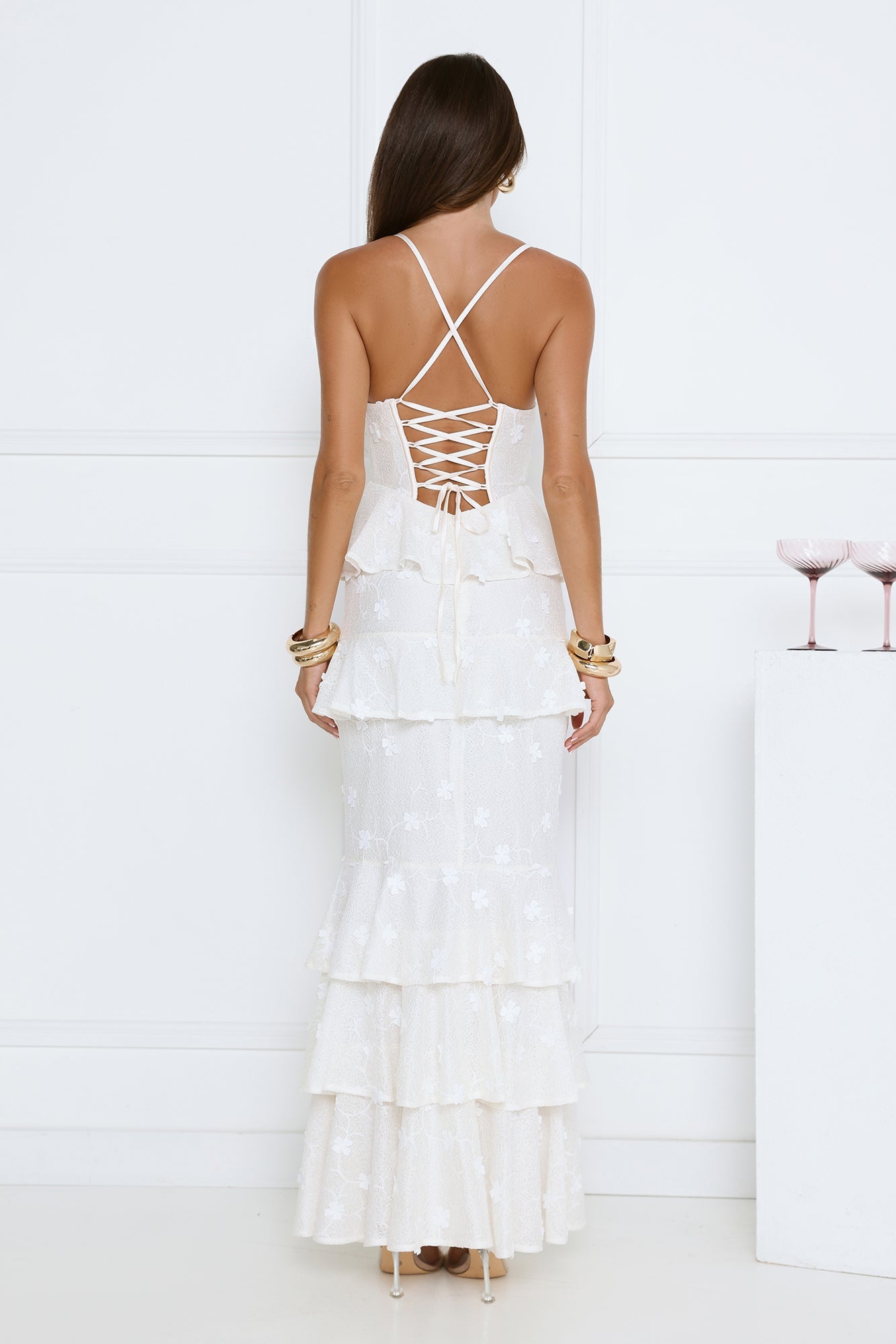 Secret Grove Maxi Dress White