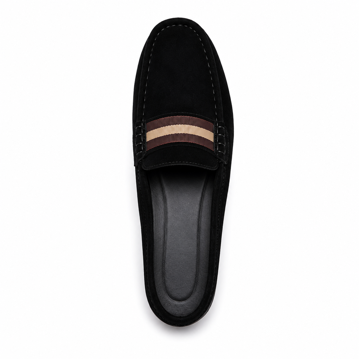 Men's Suede Mule Loafers