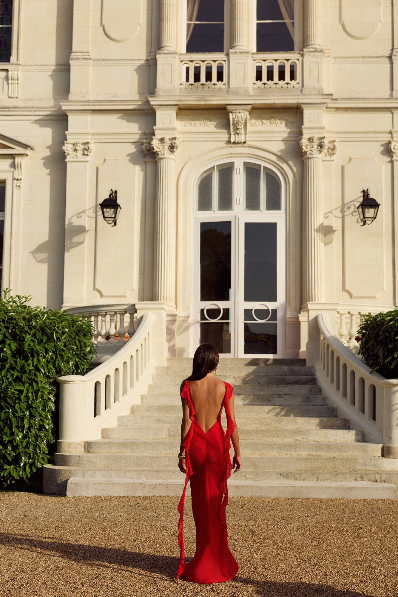 Pop Of Drama Maxi Dress Red