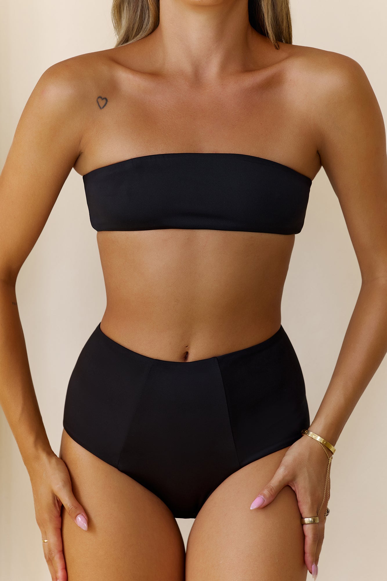 BASE Contour High Waisted Brief Black