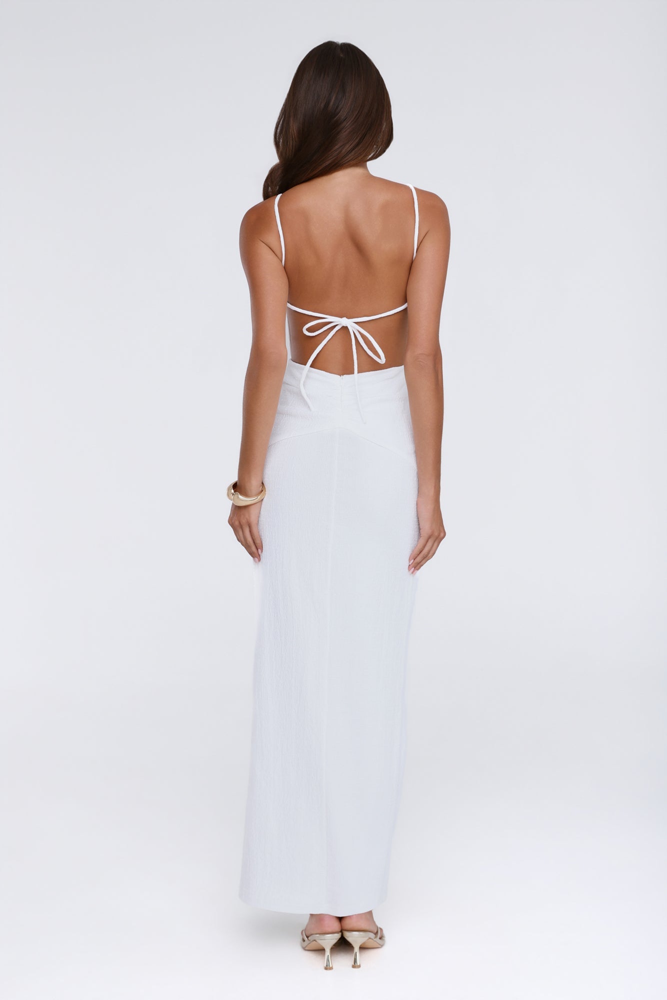 Soft Sunbeam Maxi Dress White