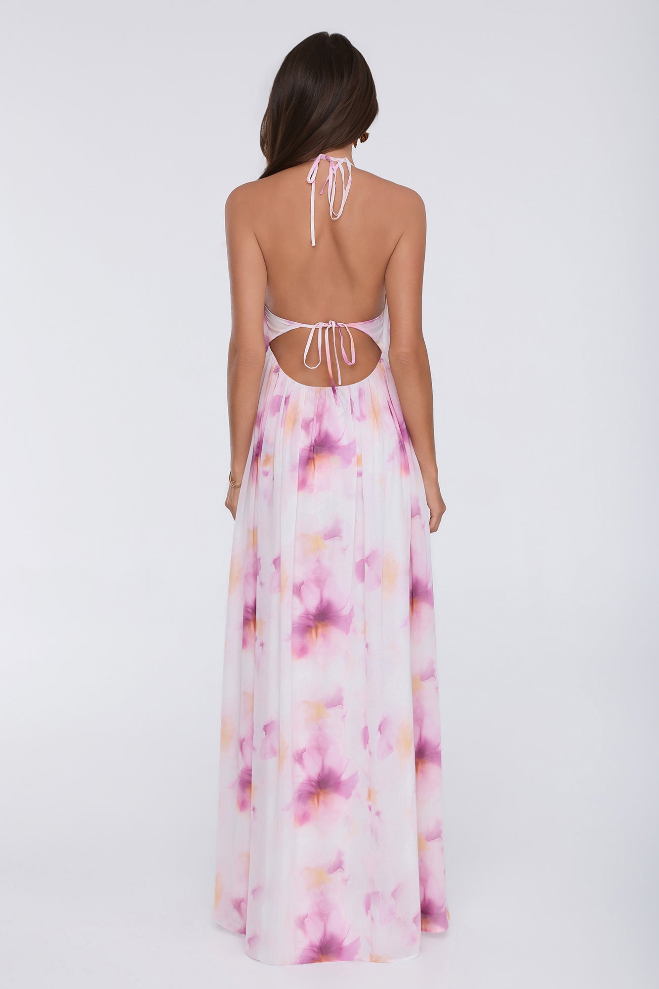 Radiant Queen Halter Maxi Dress Lilac