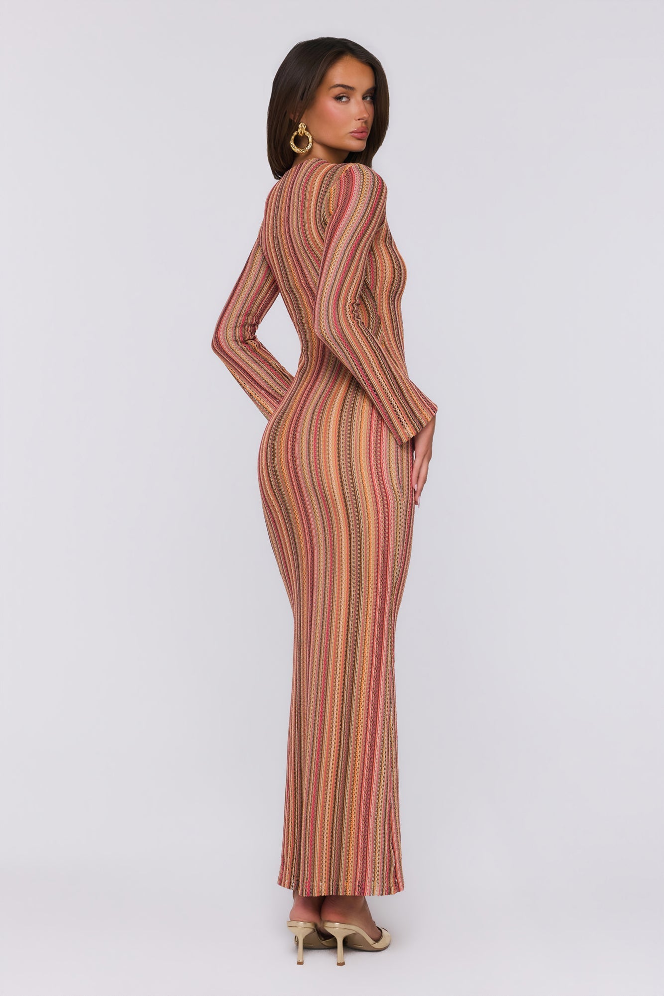 Crystal Coast Knit Maxi Dress Multi