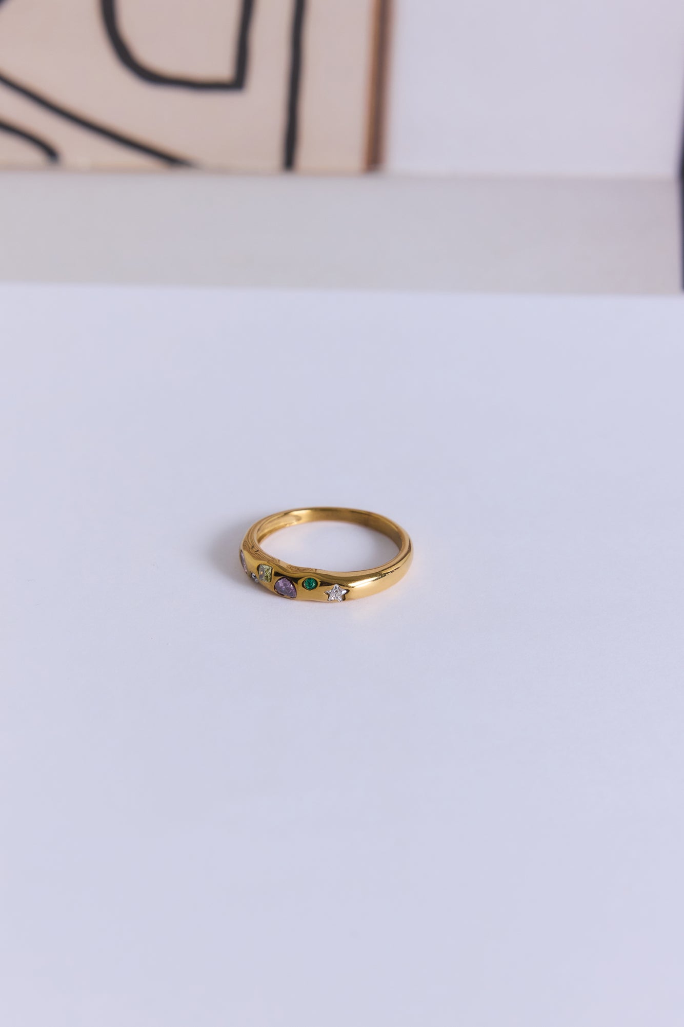 Island Glow Ring Gold