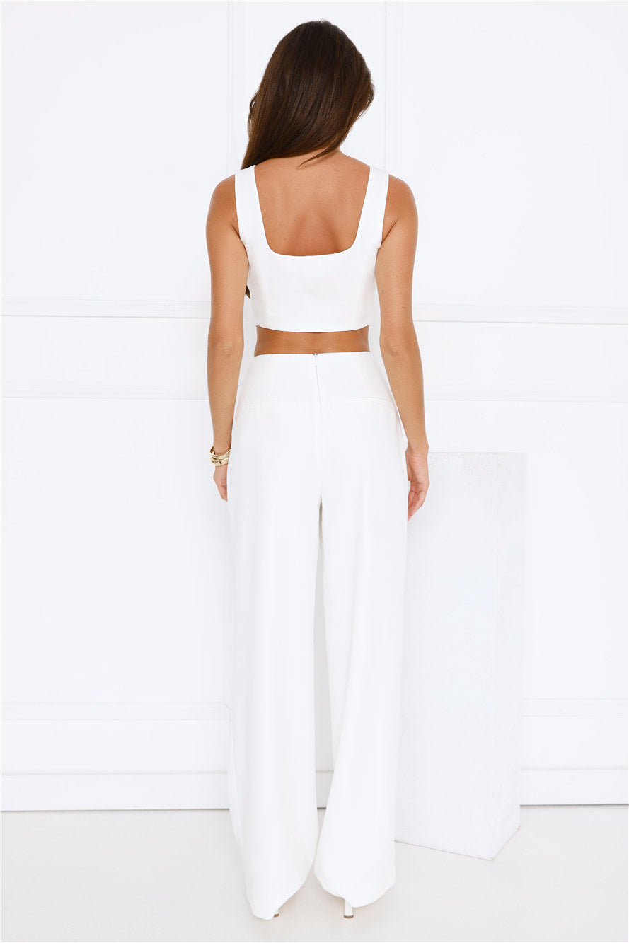 Basking In Style Pants Cream
