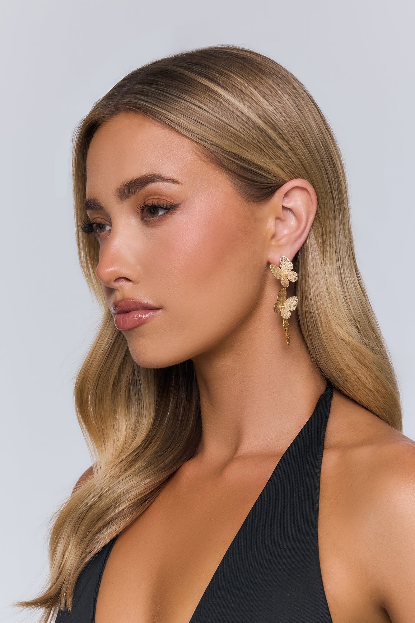 Butterfly Feels Earrings Gold