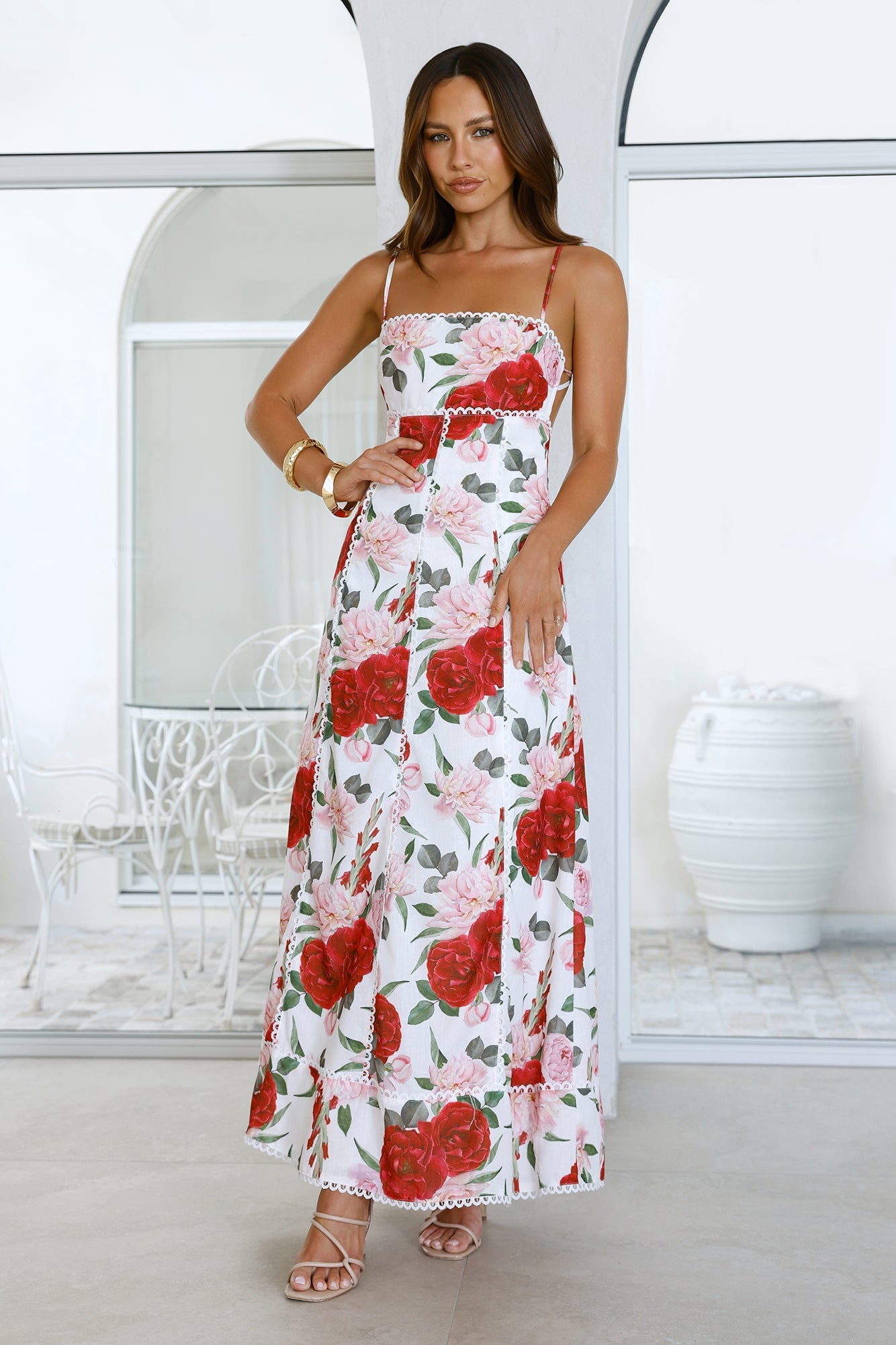 Softly Held Maxi Dress Floral