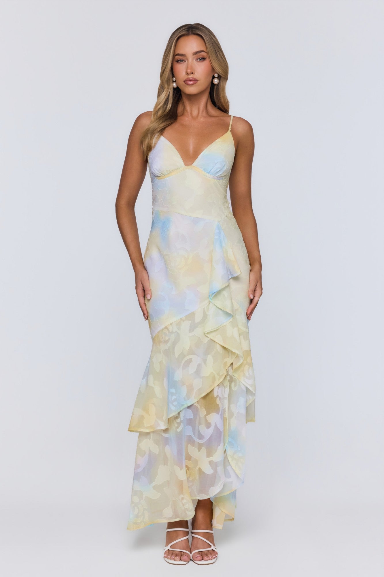 Hidden Sun Maxi Dress Yellow