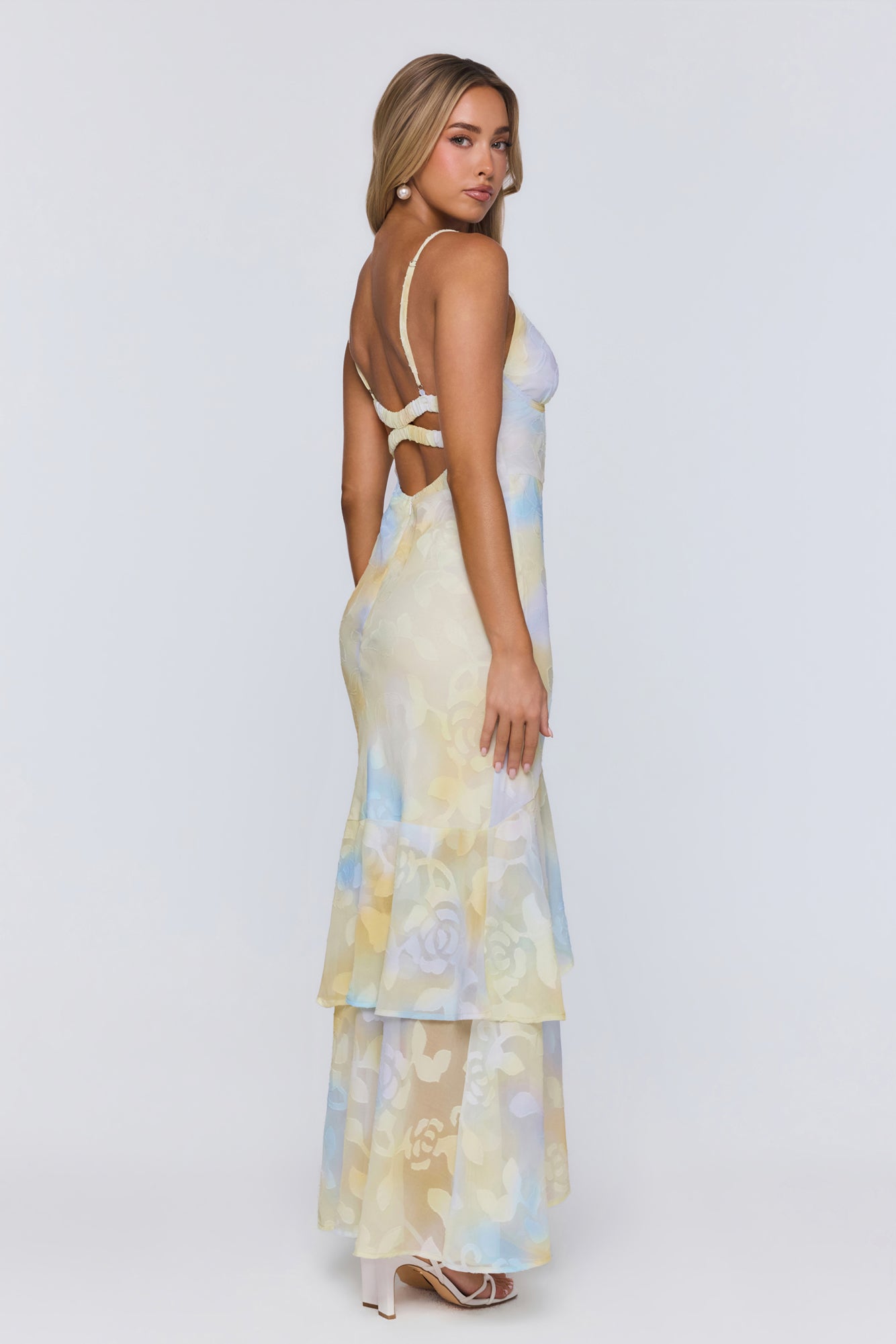 Hidden Sun Maxi Dress Yellow
