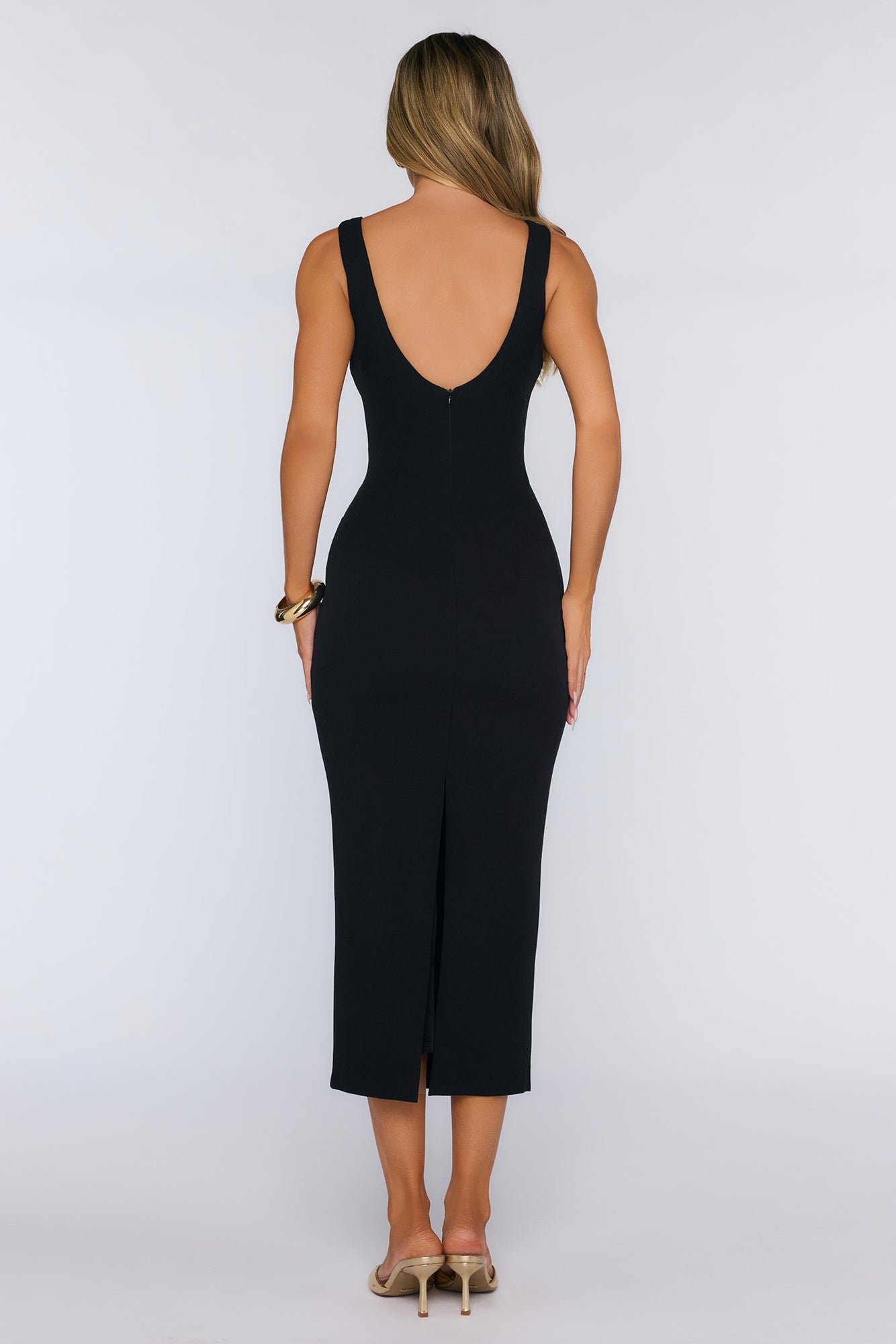 Looks Like Success Midi Dress Black