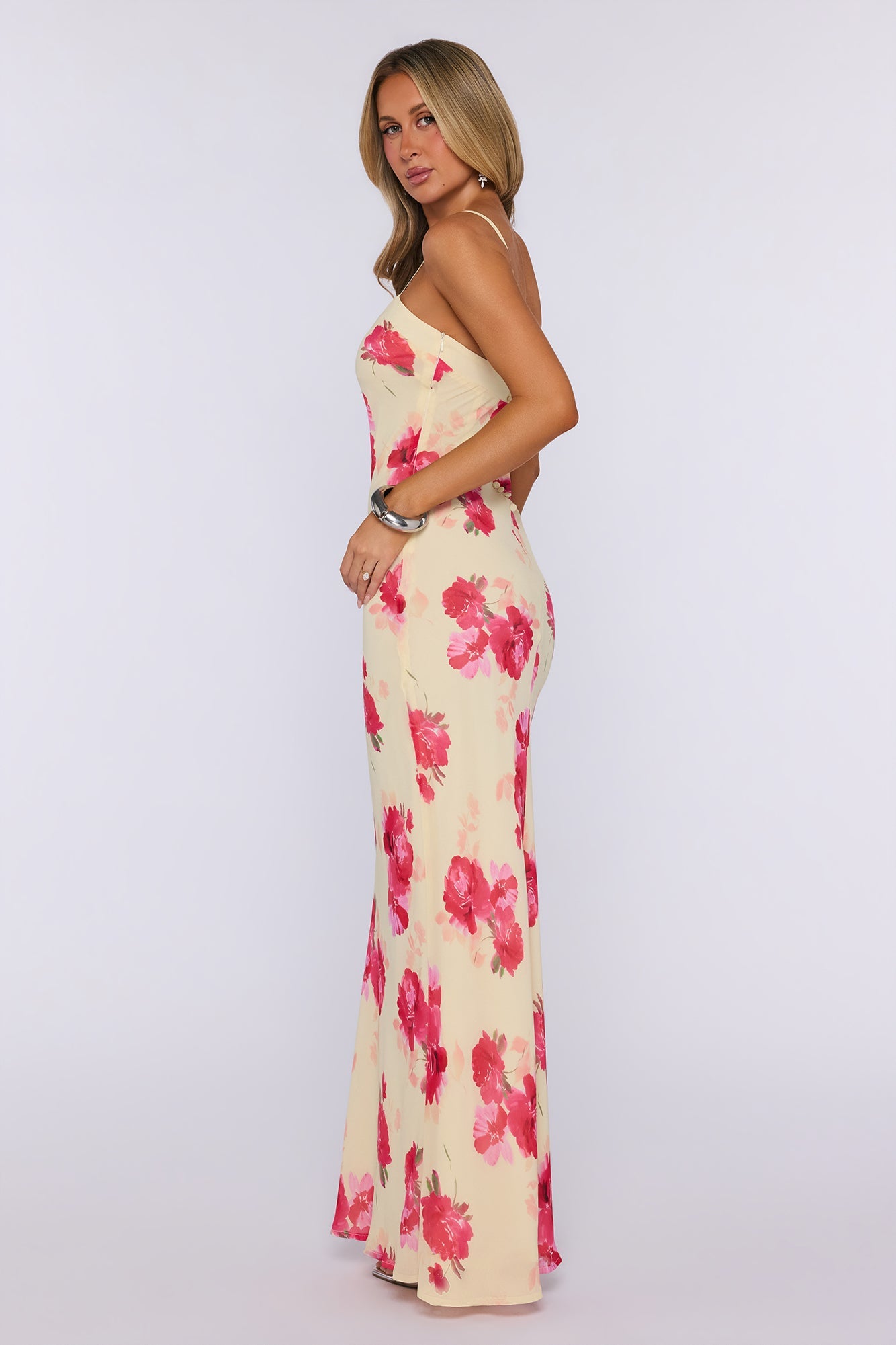 Bloom Dazzle Maxi Dress Yellow