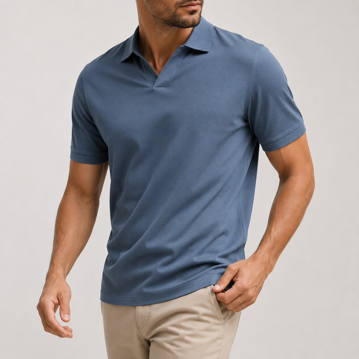 Men's Silky Polo Shirt – Old Money Style
