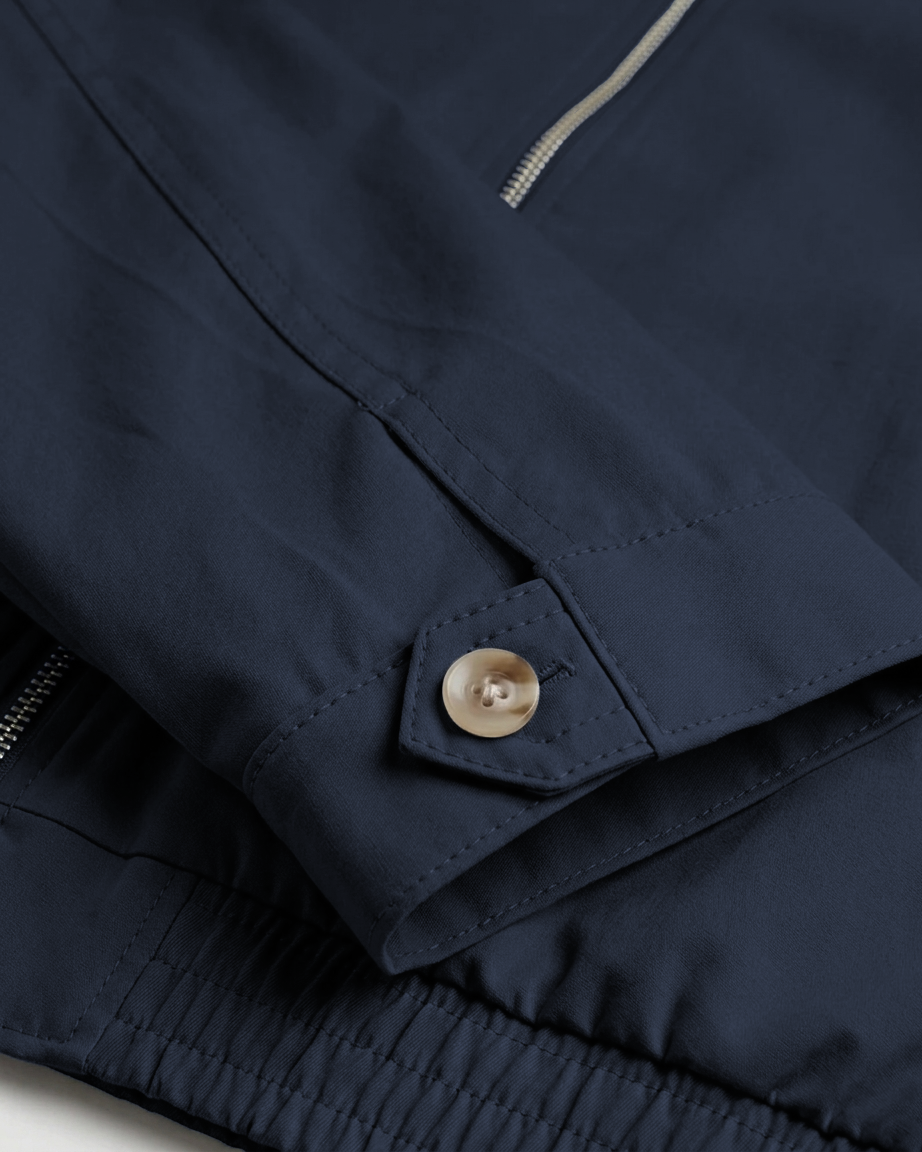 St. Moritz Harrington Jacket - Navy Blue