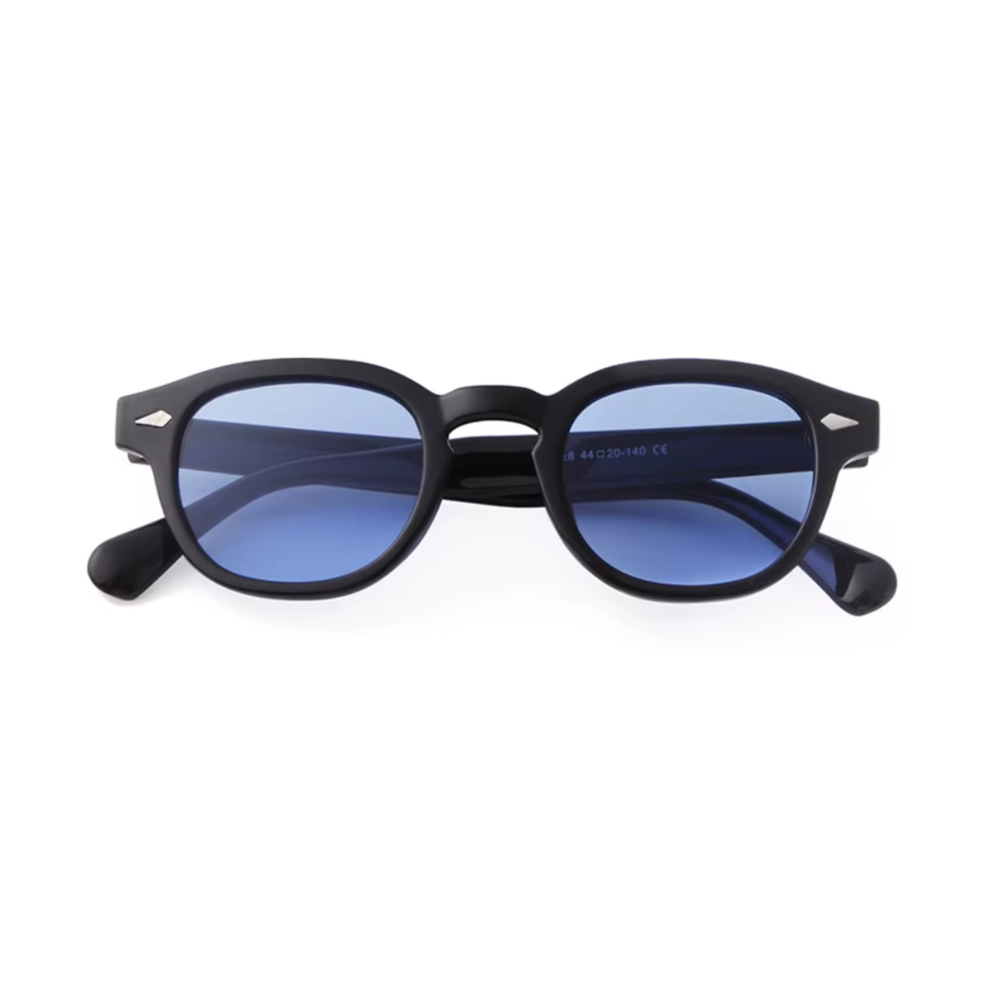 VINTAGE BLACK WITH BLUE LENS - LIMITED