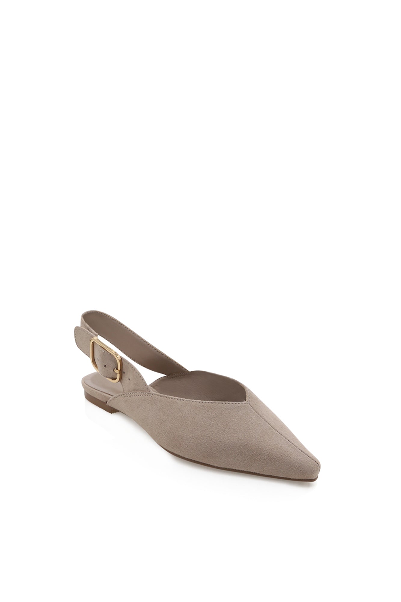 Parah Flats Oat Suede
