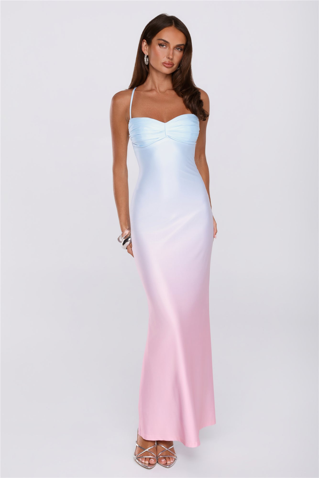 Happy Hues Maxi Dress Blue