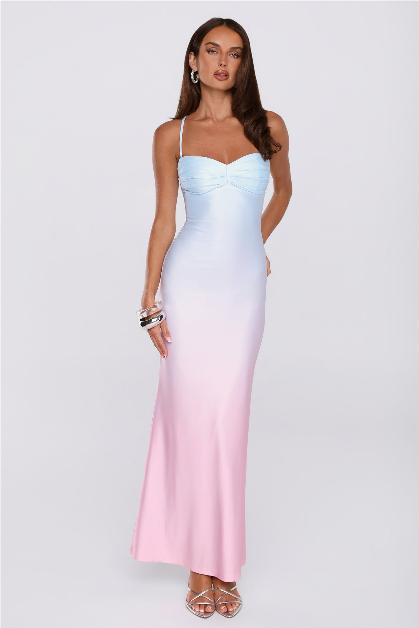Happy Hues Maxi Dress Blue