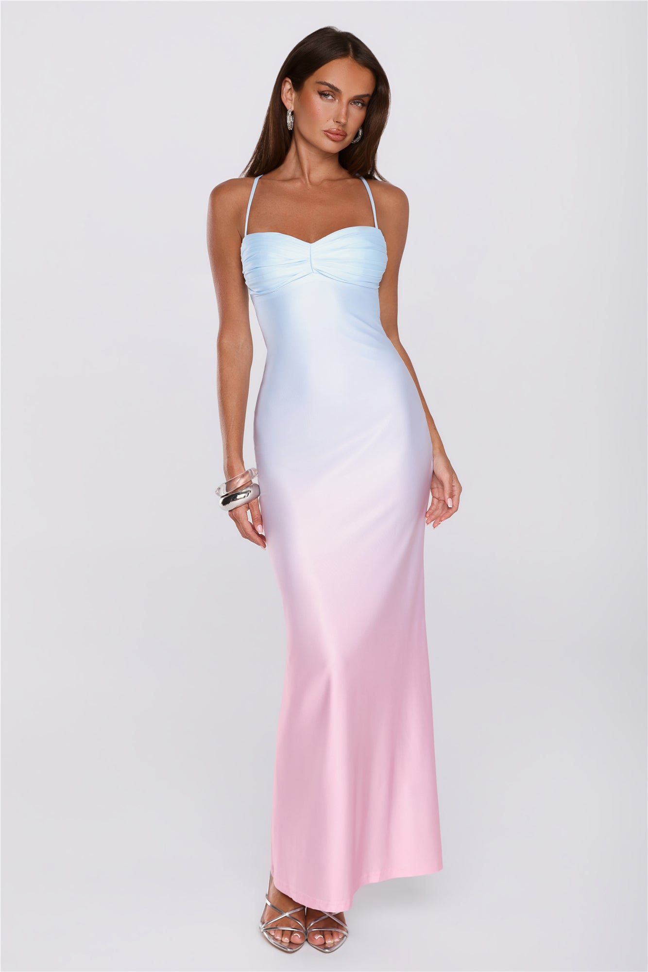 Happy Hues Maxi Dress Blue