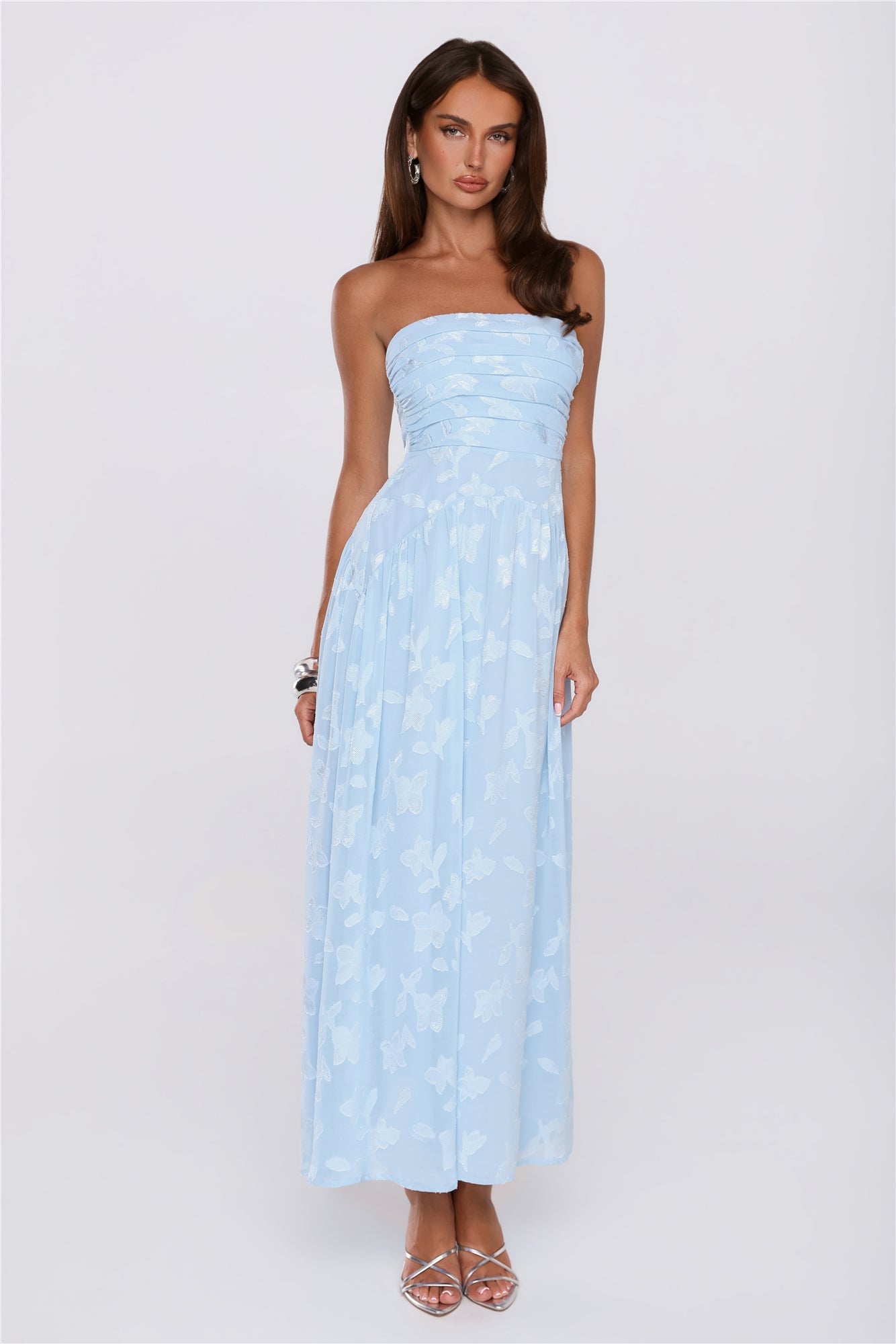 Dress Ready Strapless Maxi Dress Blue