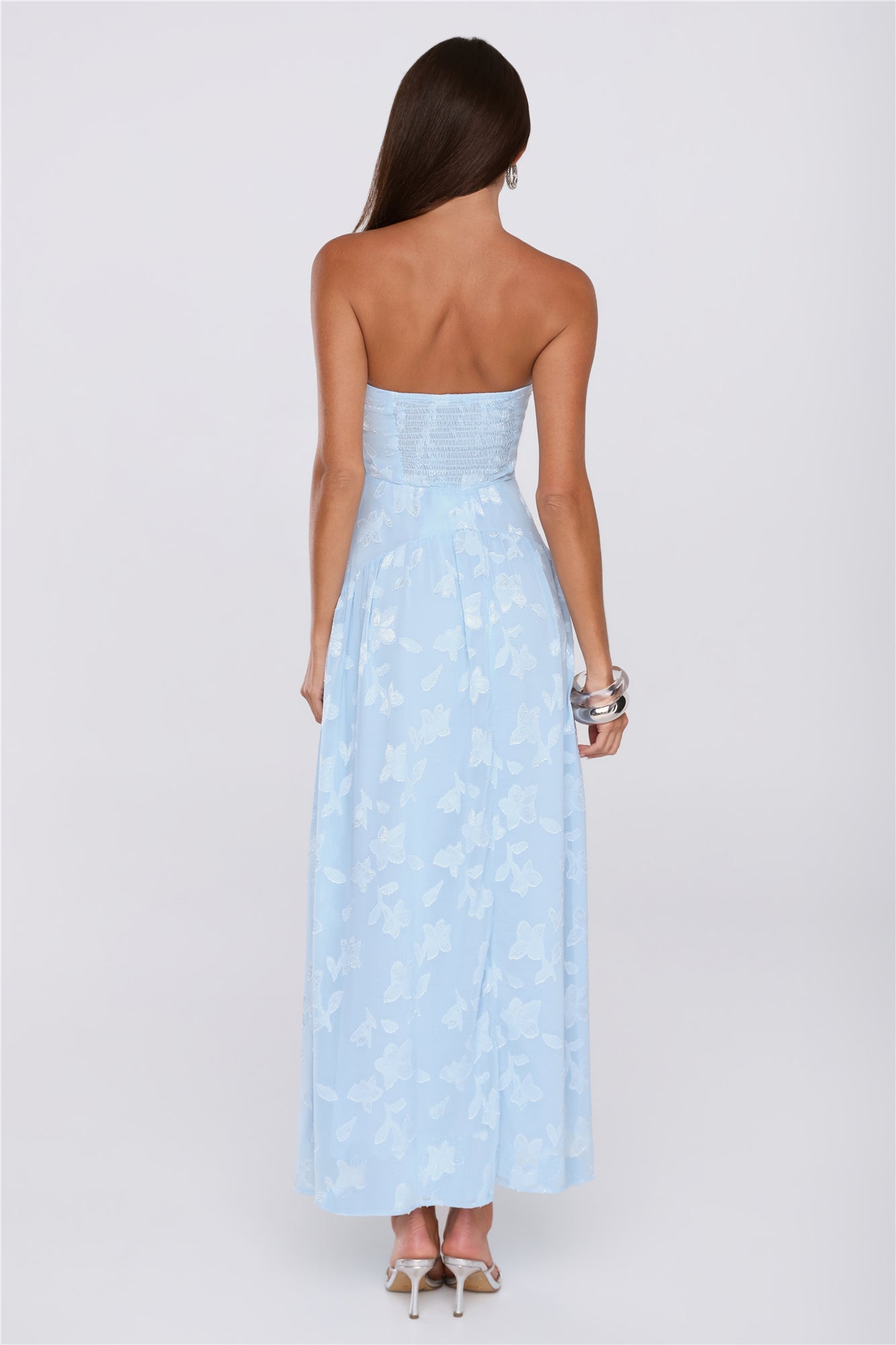 Dress Ready Strapless Maxi Dress Blue