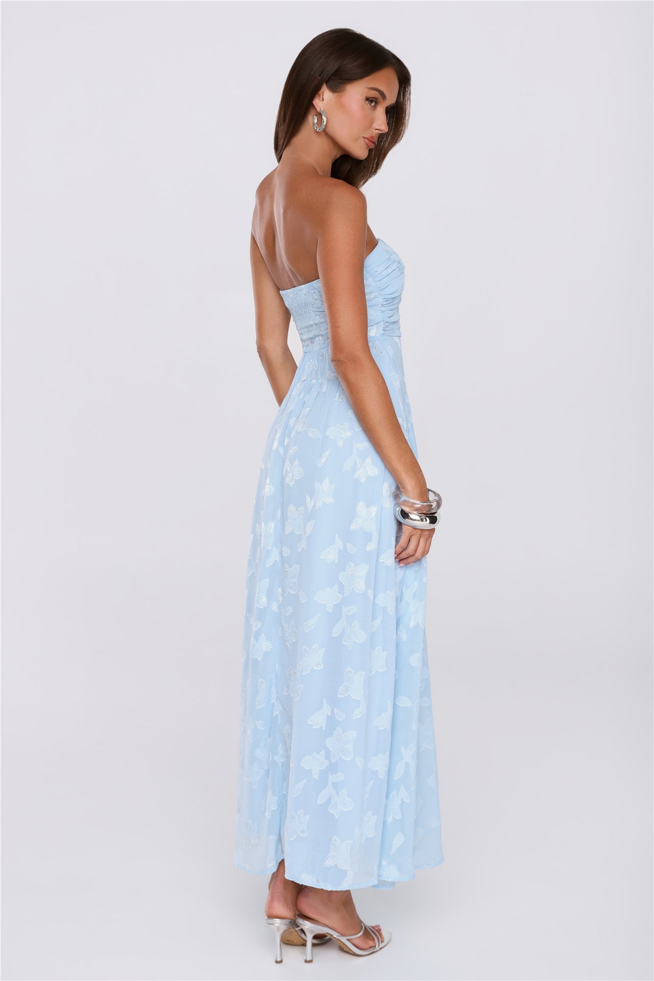 Dress Ready Strapless Maxi Dress Blue