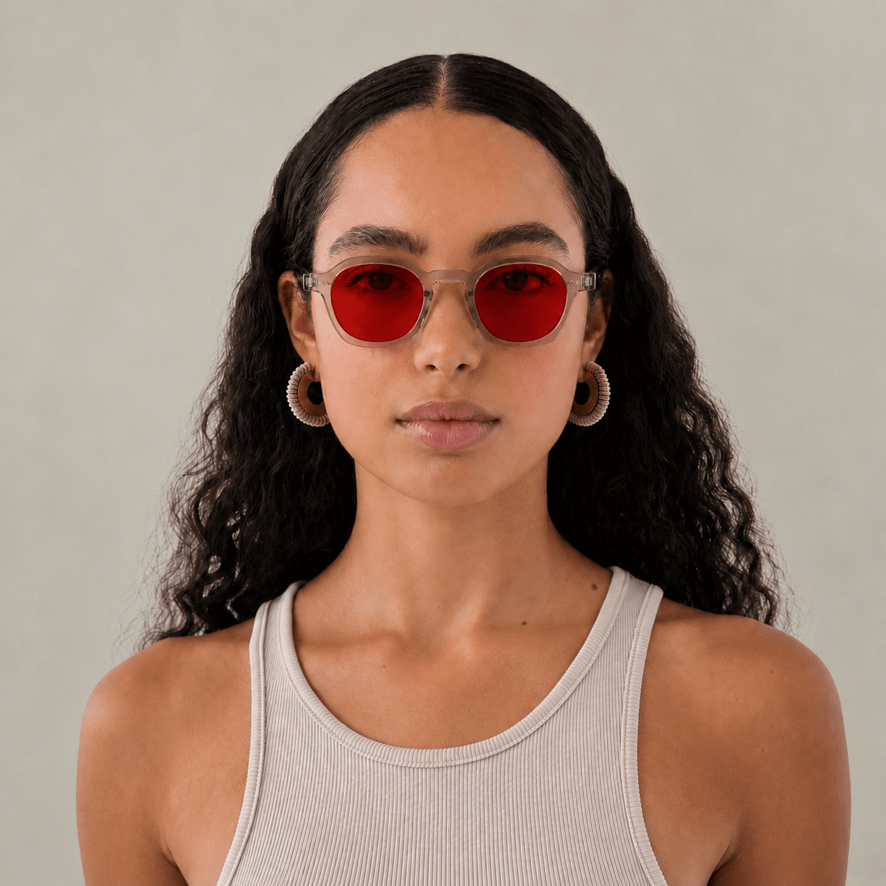 Darvin Blue Light Blocking Glasses – Transparent/Red (Biohacking)