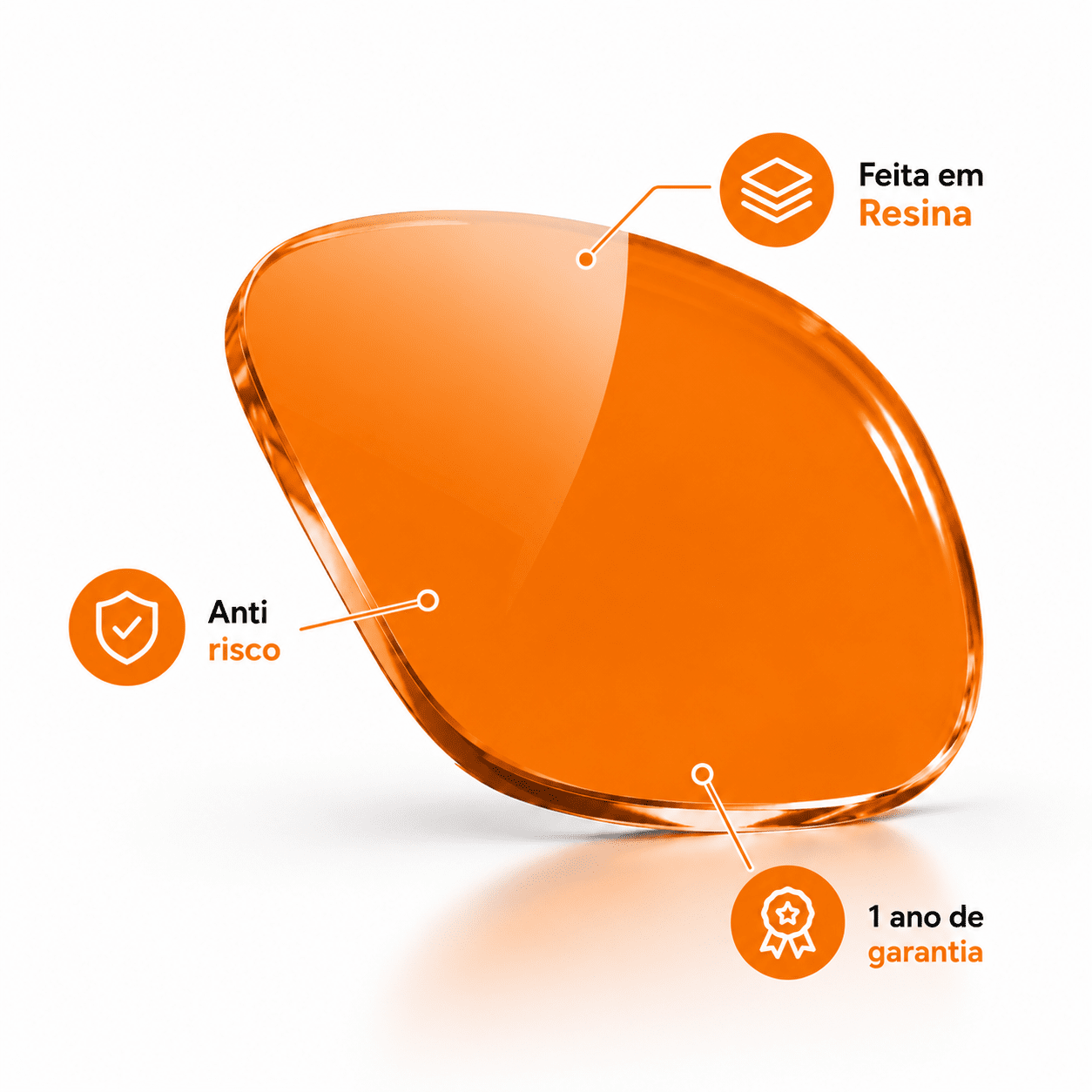 Darwin Blue Light Blocking Glasses – Transparent/Orange