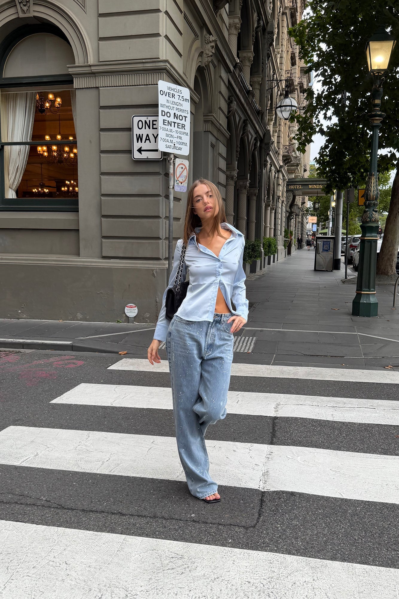 Diamante Jean Light Denim
