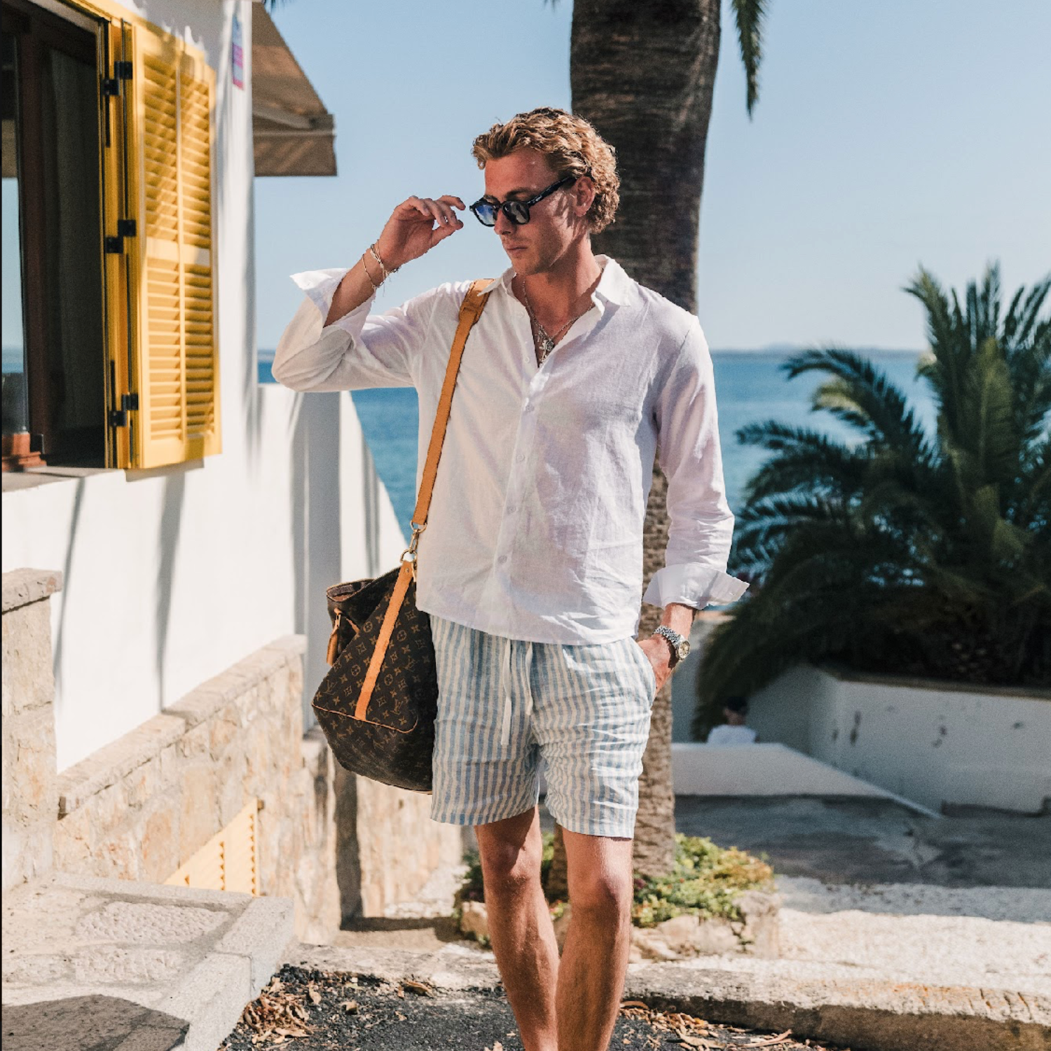 Yacht Club Linen Shorts