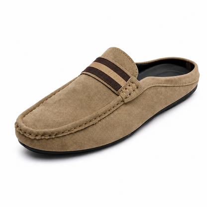 Men's Suede Mule Loafers