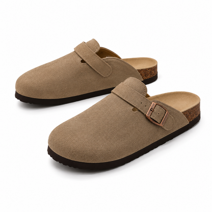 Men's Suede Cork Clogs