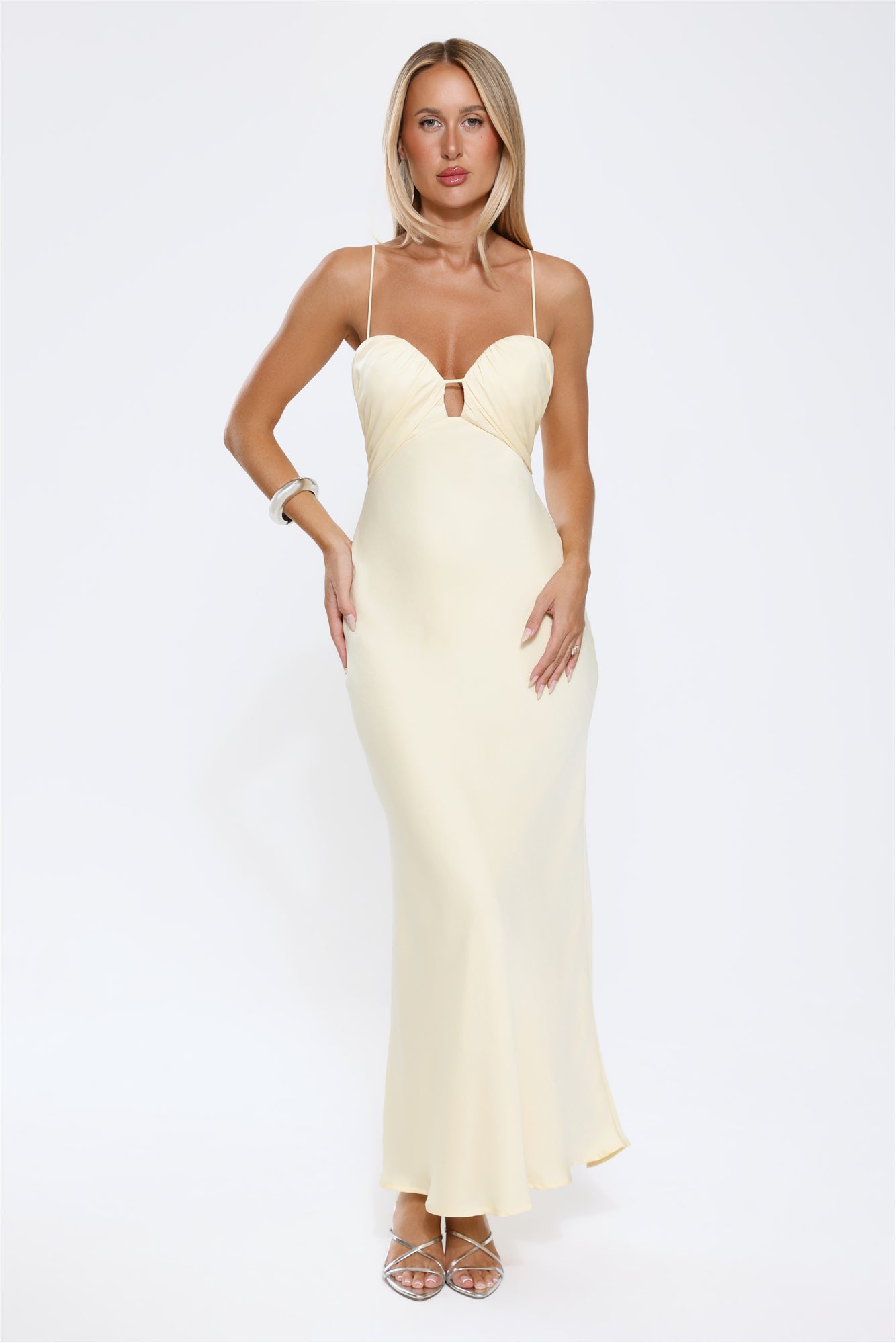 Sunlit Smiles Maxi Dress Yellow