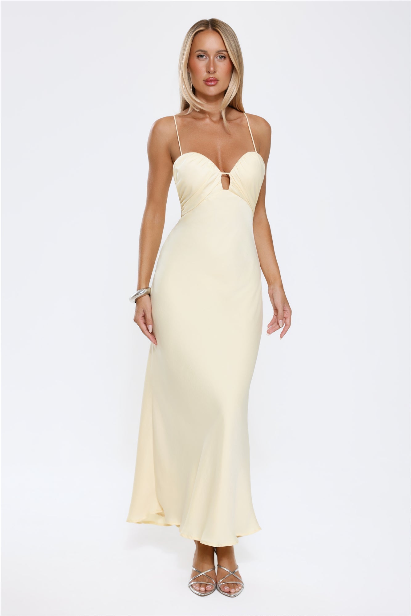 Sunlit Smiles Maxi Dress Yellow