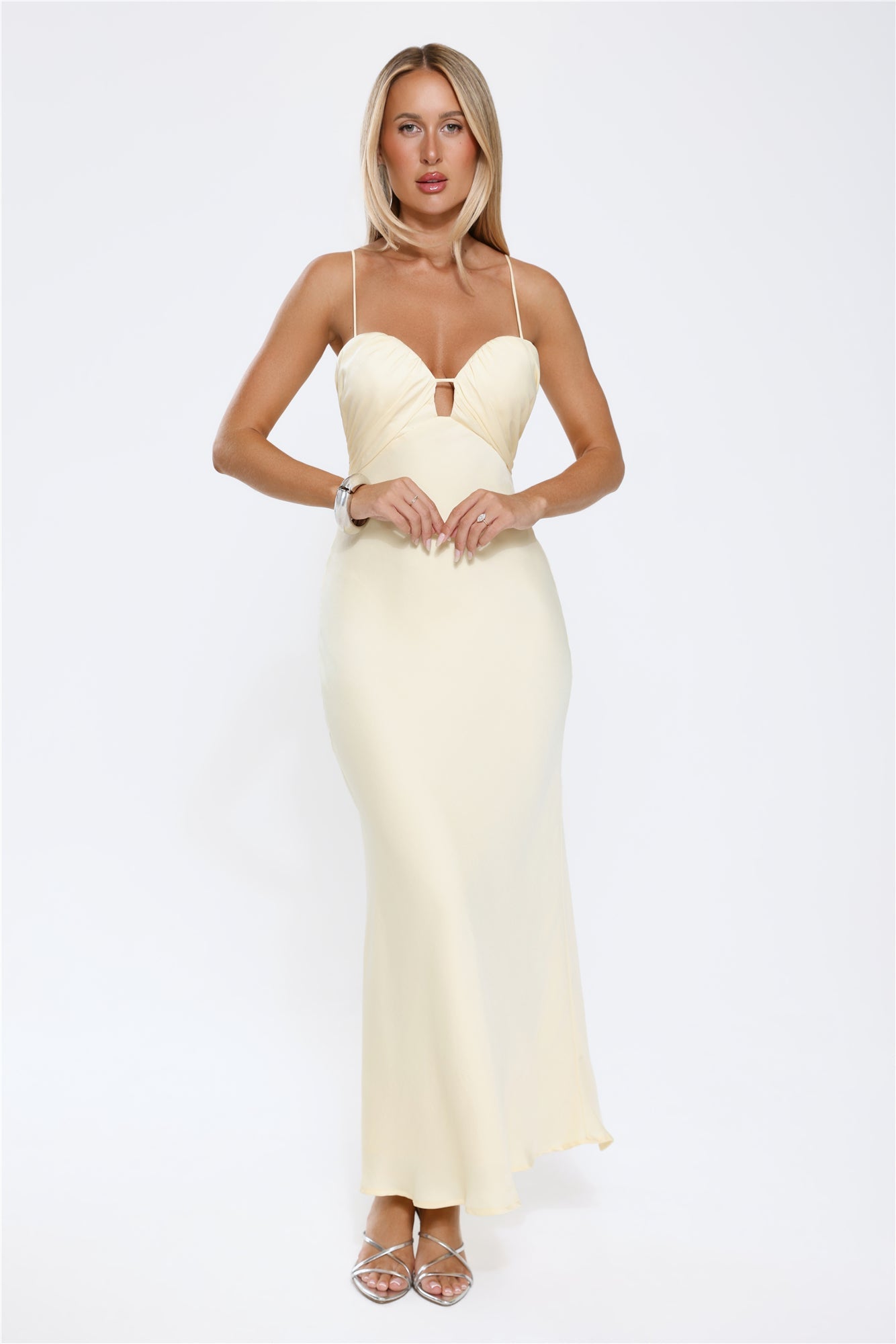 Sunlit Smiles Maxi Dress Yellow