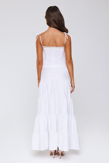 Garden Daze Lace Top White