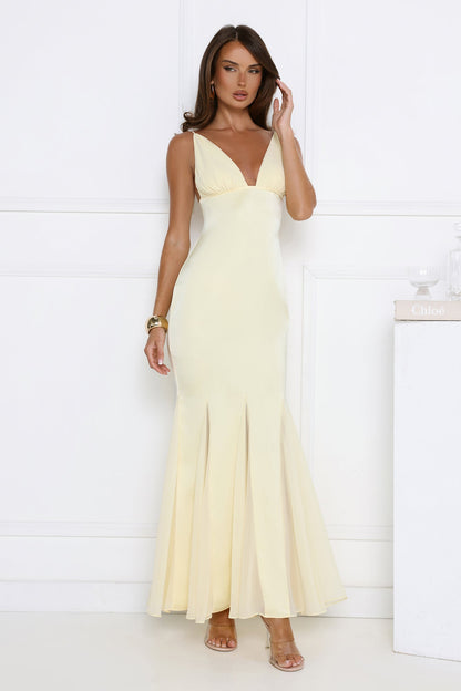 Flirty Petal Pop Maxi Dress Butter