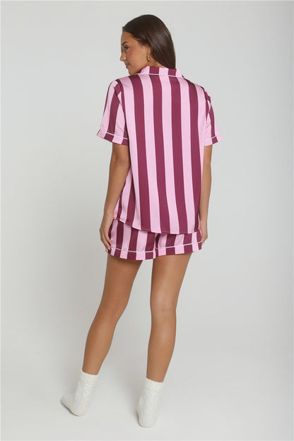Cosy In Love Pajama Shorts Pink
