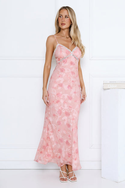 Rosewater Daydream Maxi Dress Pink