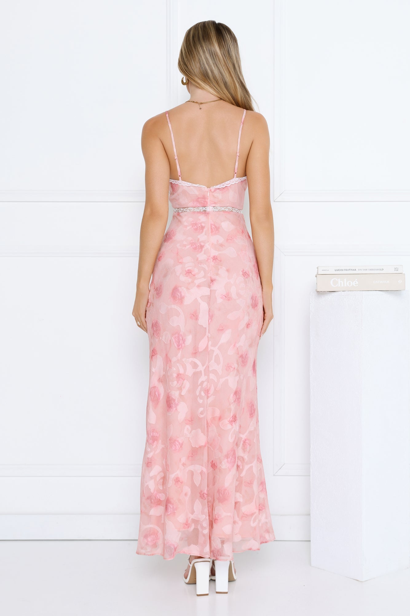 Rosewater Daydream Maxi Dress Pink