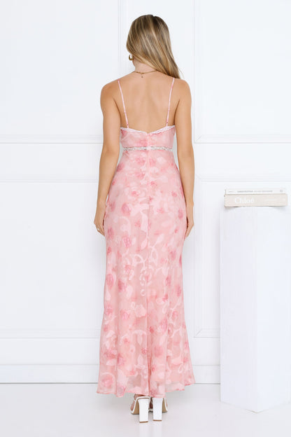 Rosewater Daydream Maxi Dress Pink