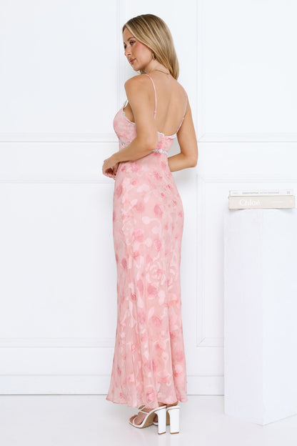 Rosewater Daydream Maxi Dress Pink