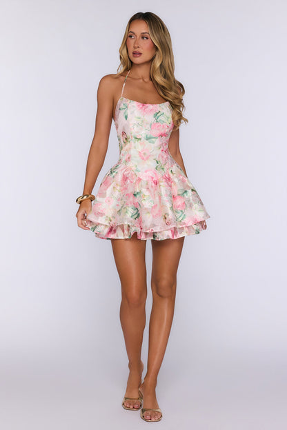 Lights Camera You Mini Dress Floral