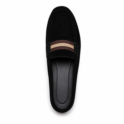 Men's Suede Mule Loafers