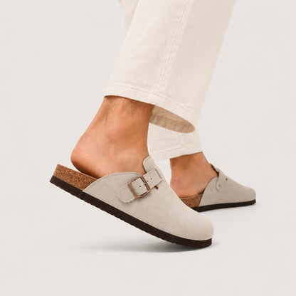 Men's Suede Cork Clogs