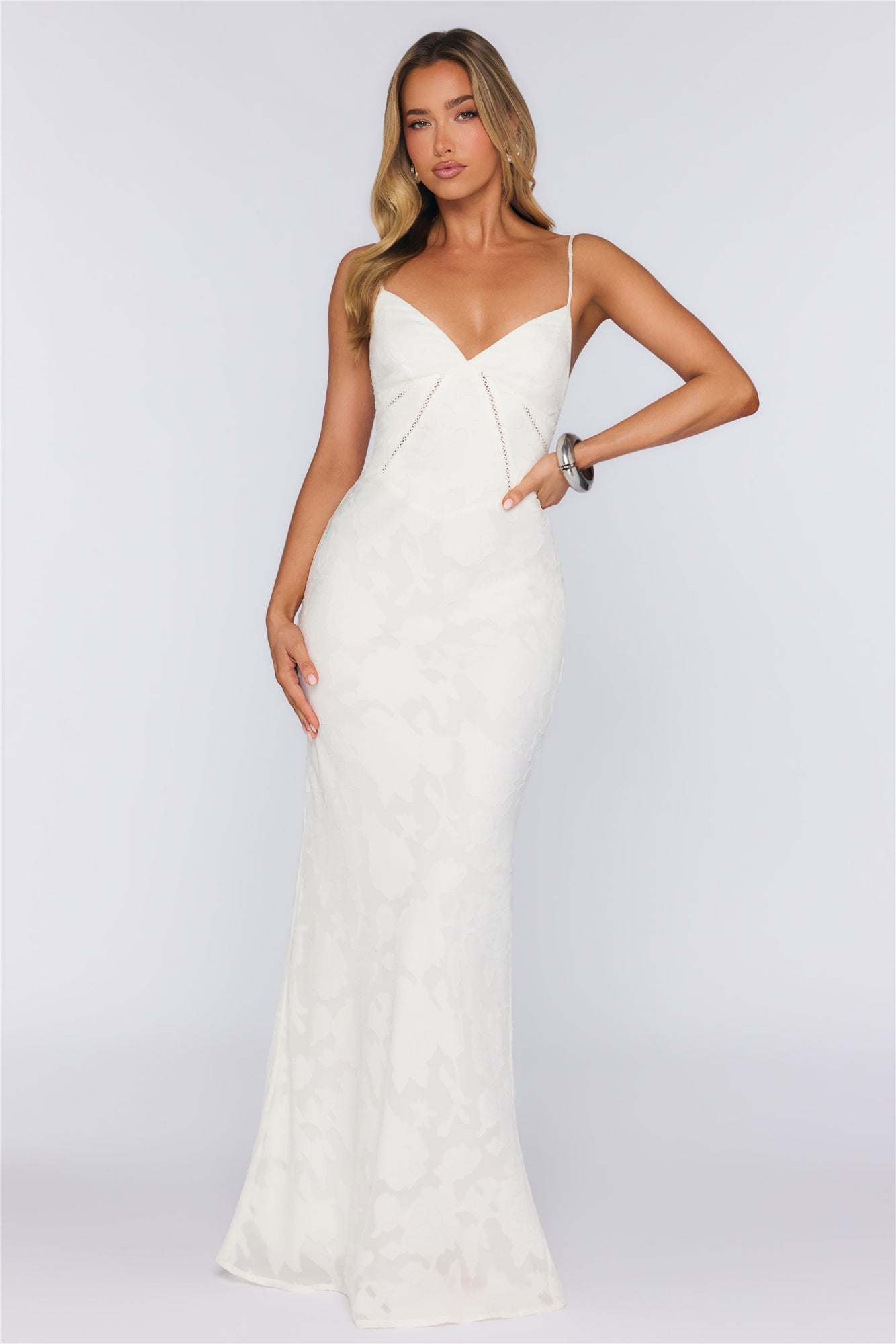 Sunset Current Maxi Dress Cream