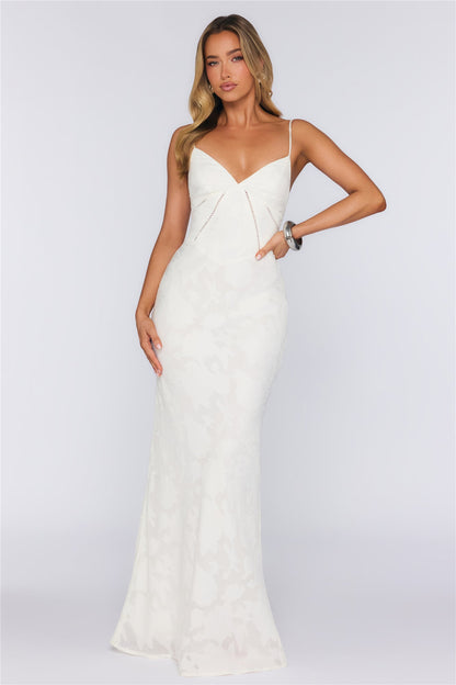 Sunset Current Maxi Dress Cream