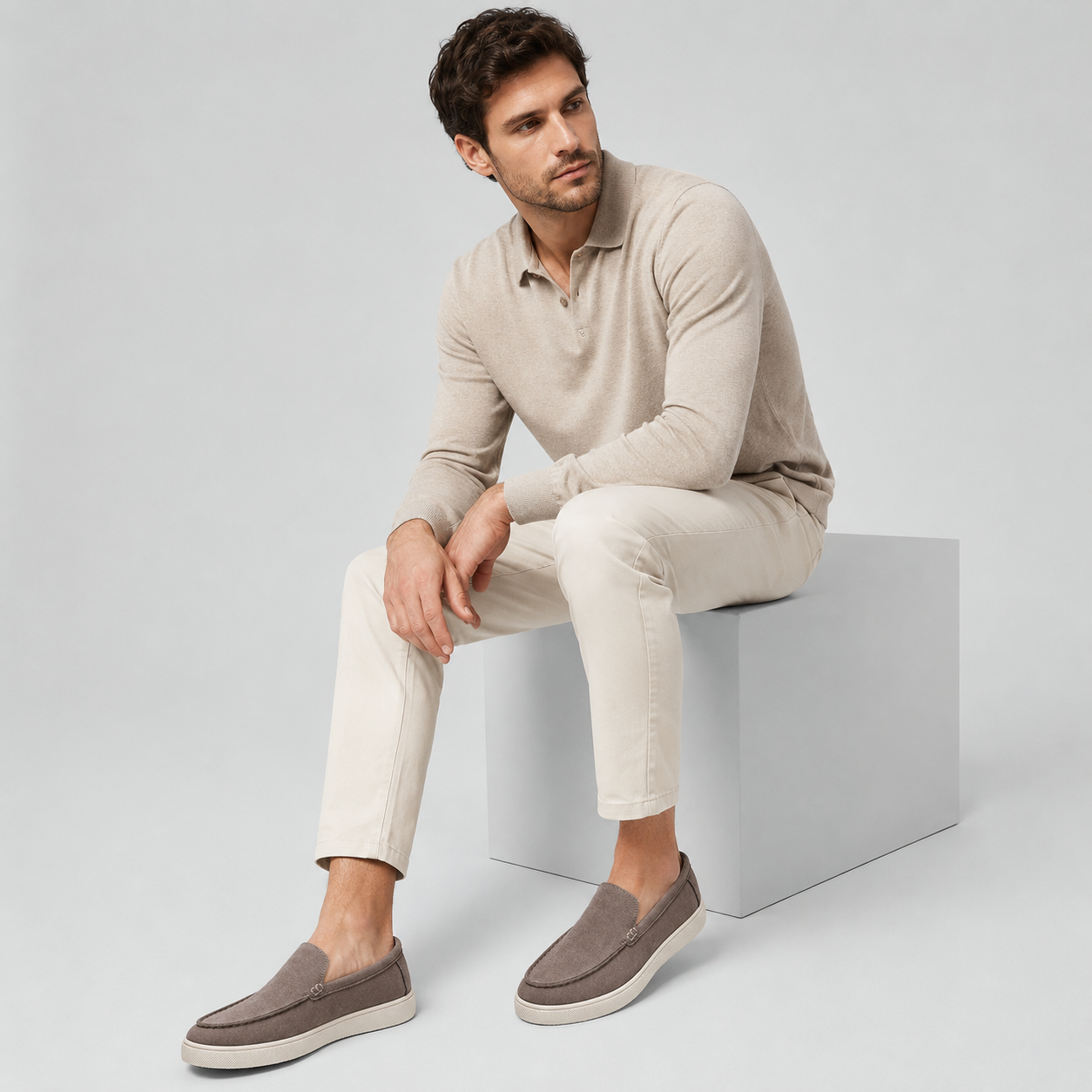 Men's Suede Slip-On Loafers