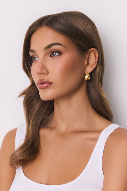 Into The Wild Earrings Gold