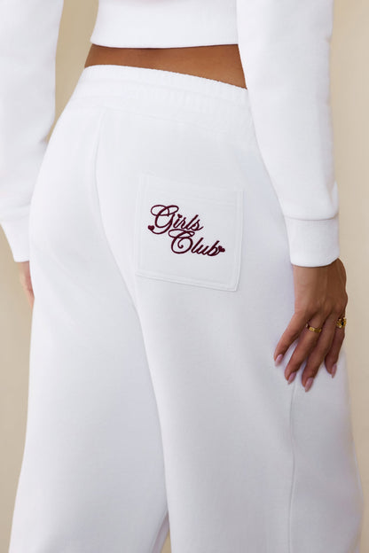 BASE Girls Club Sweatpants White